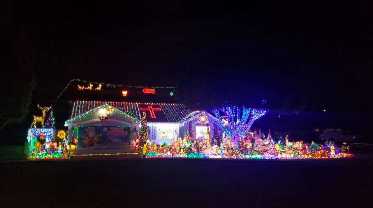 The Pelkys tell ABC15 that they never really count how many lights put up, can estimate having over 100,000 lights. But Shelley can guarantee you that her tree has 15,542 lights, it take 8 days to decorate it!