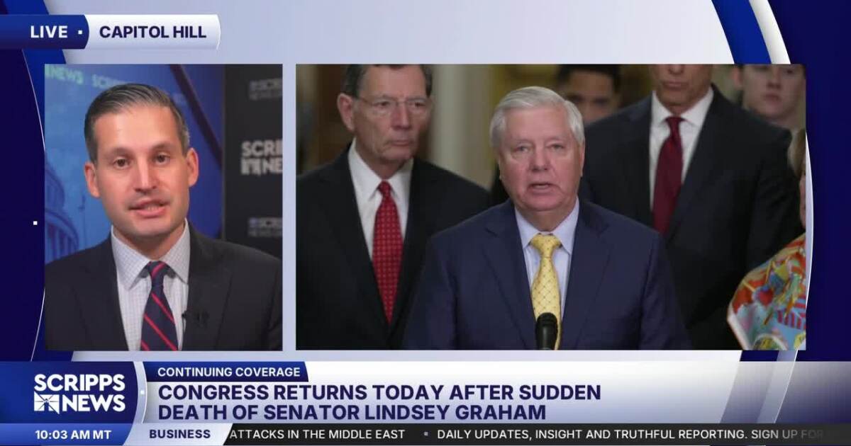 Congress returns after sudden death of Sen. Lindsey Graham