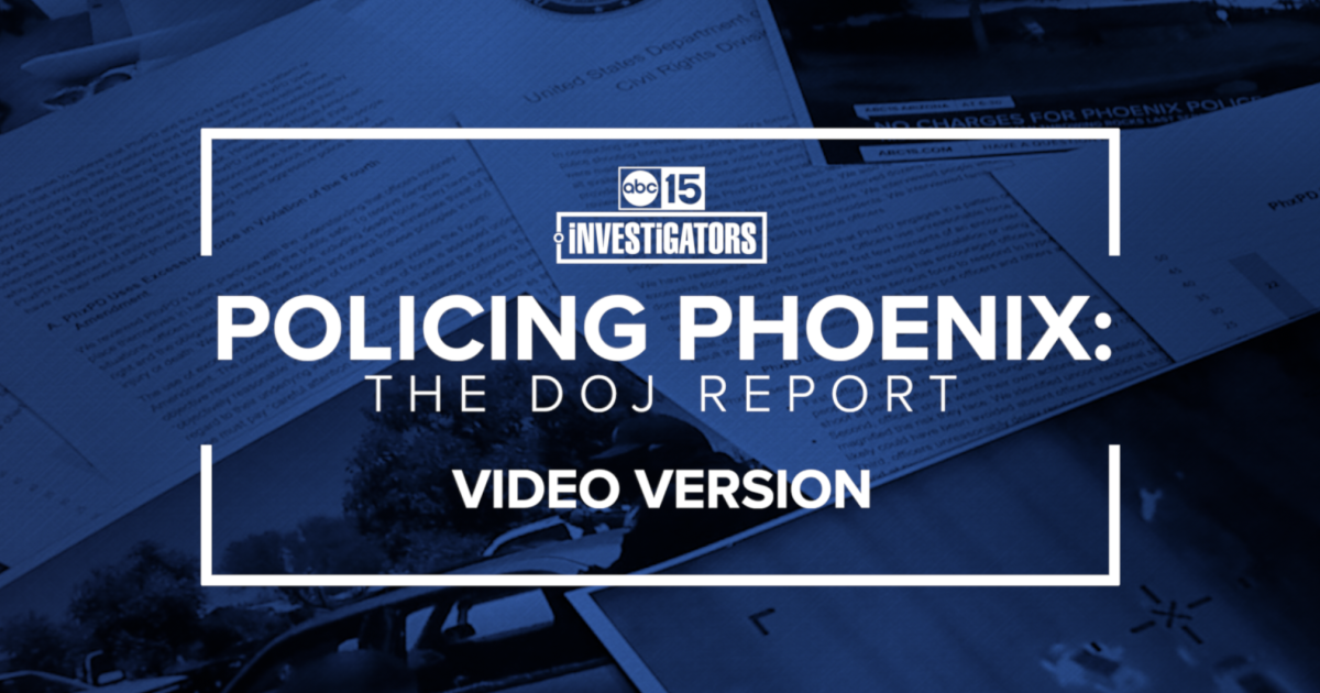 Phoenix Pd Ranks VIDEO GUIDE: ABC15 breaks down the DOJ's report into Phoenix PD