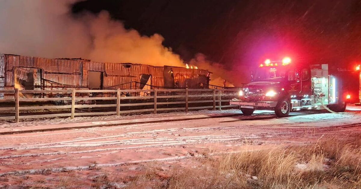 Horses rescued from barn fire in Cascade County - Vimarsana News
