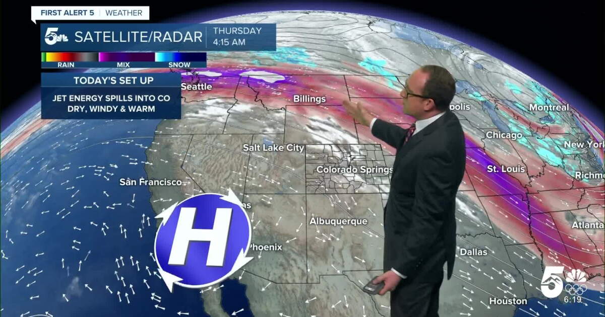 70 Wind Downslope wind on Thursday will push temps into the 60s and 70s
