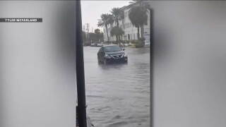 Flooding on Ocean Drive