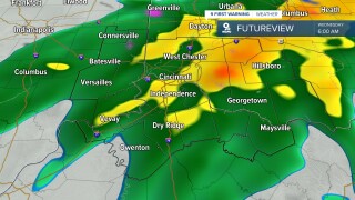 Wednesday morning rainfall