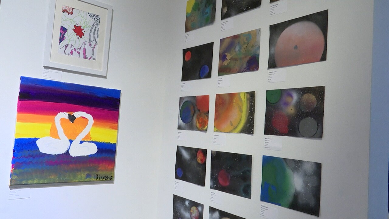 Art displayed at the Holter Museum in Helena