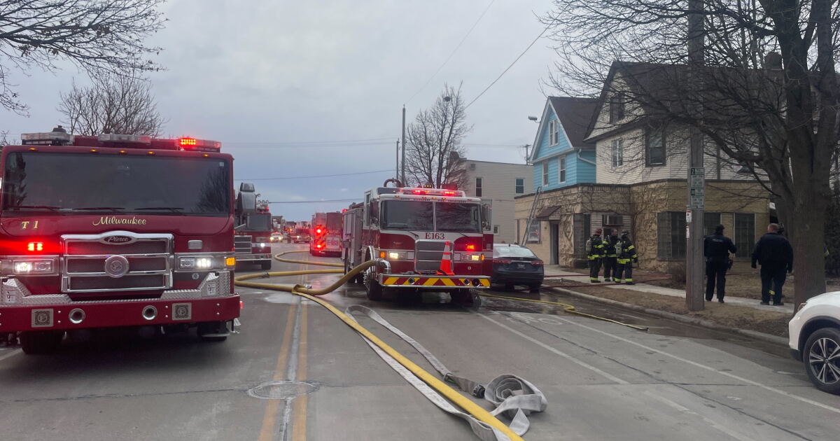 Eight residents displaced from fire in South Milwaukee Saturday