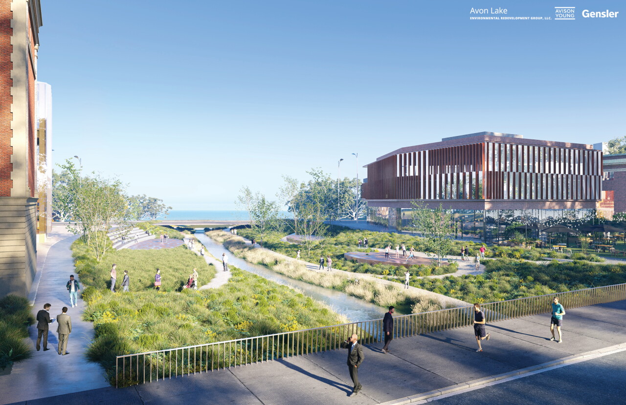 4 - Conceptual rendering of Avon Lake Power Plant Powdermaker Creek daylighting from Lake Road.jpg