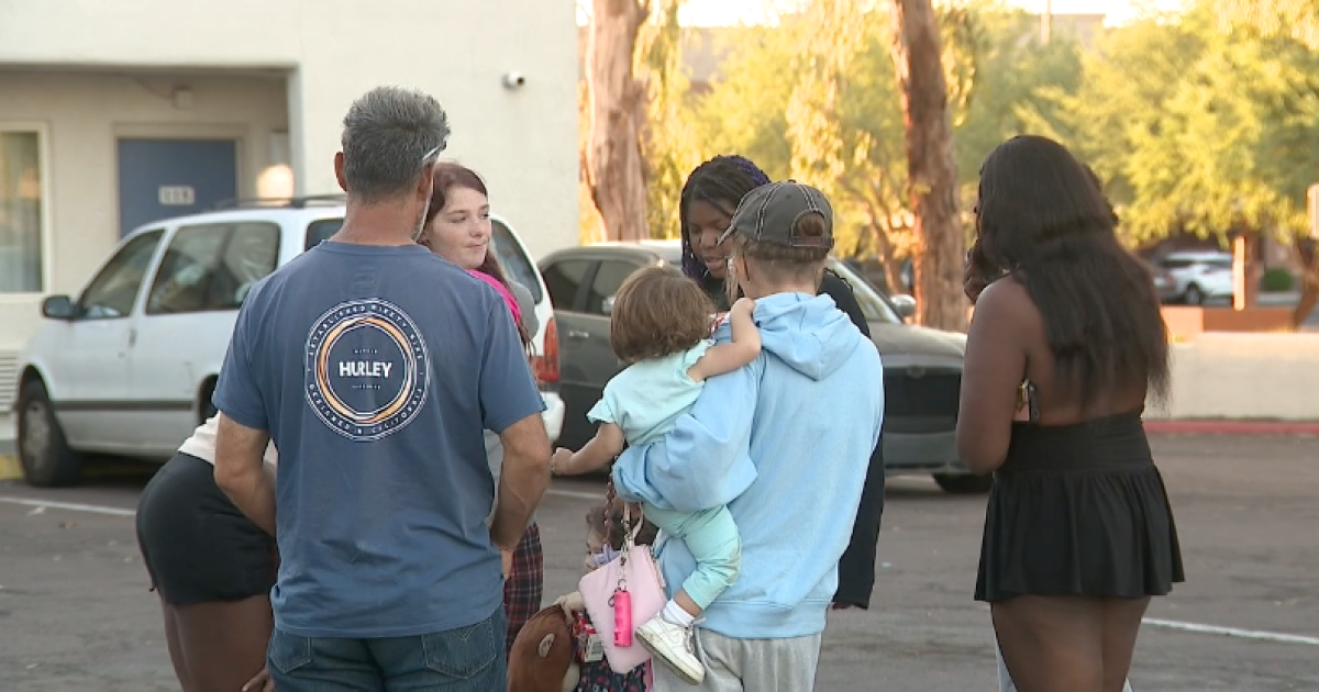 Dozens of unhoused families staying at Tempe motel say they cannot get into a shelter