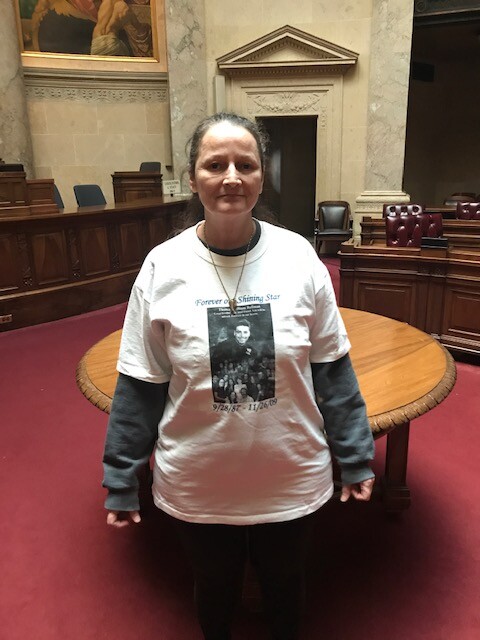 Serena Ballman at Lobby Day in Madison