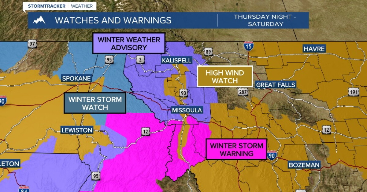 Strong storm system to end the week