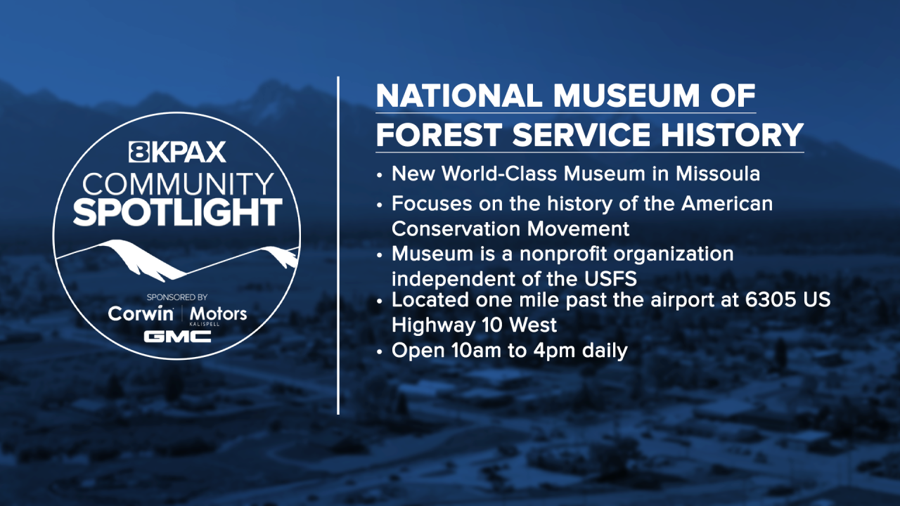 Community Spotlight National Museum of Forest Service History GFX