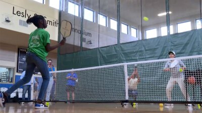 More than 70 local kids at the Palm Beach County Boys and Girls Club gathered Friday to learn pickleball and blow off some steam during spring break.