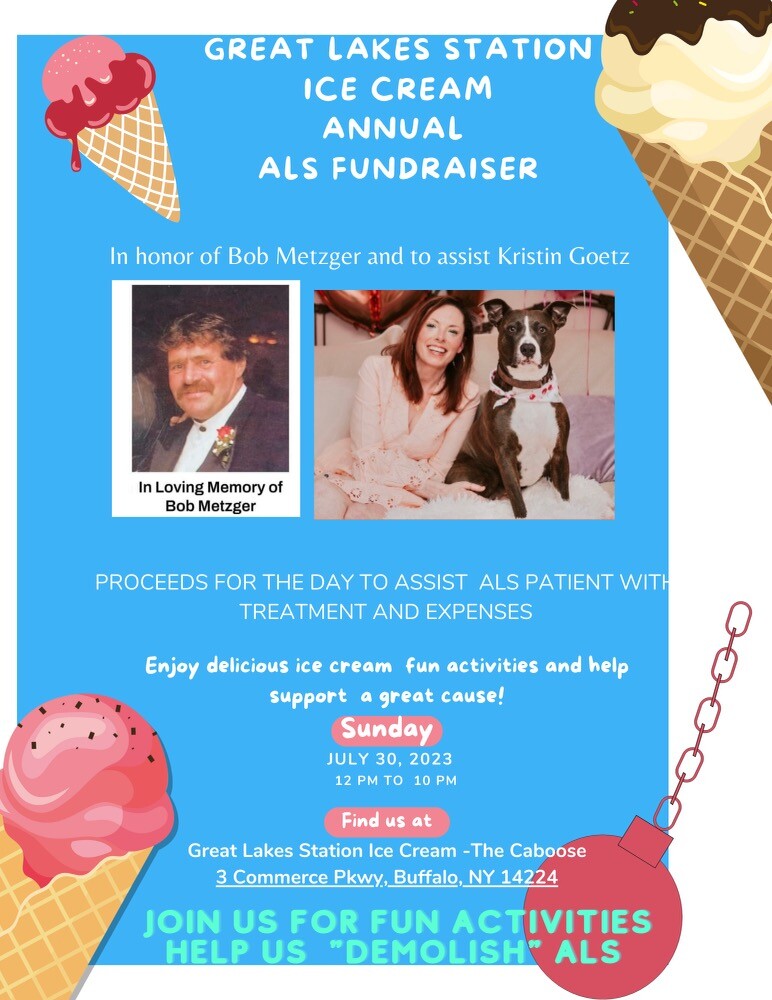 Blue Pink Illustrated Ice Cream Festival Flyer - 1