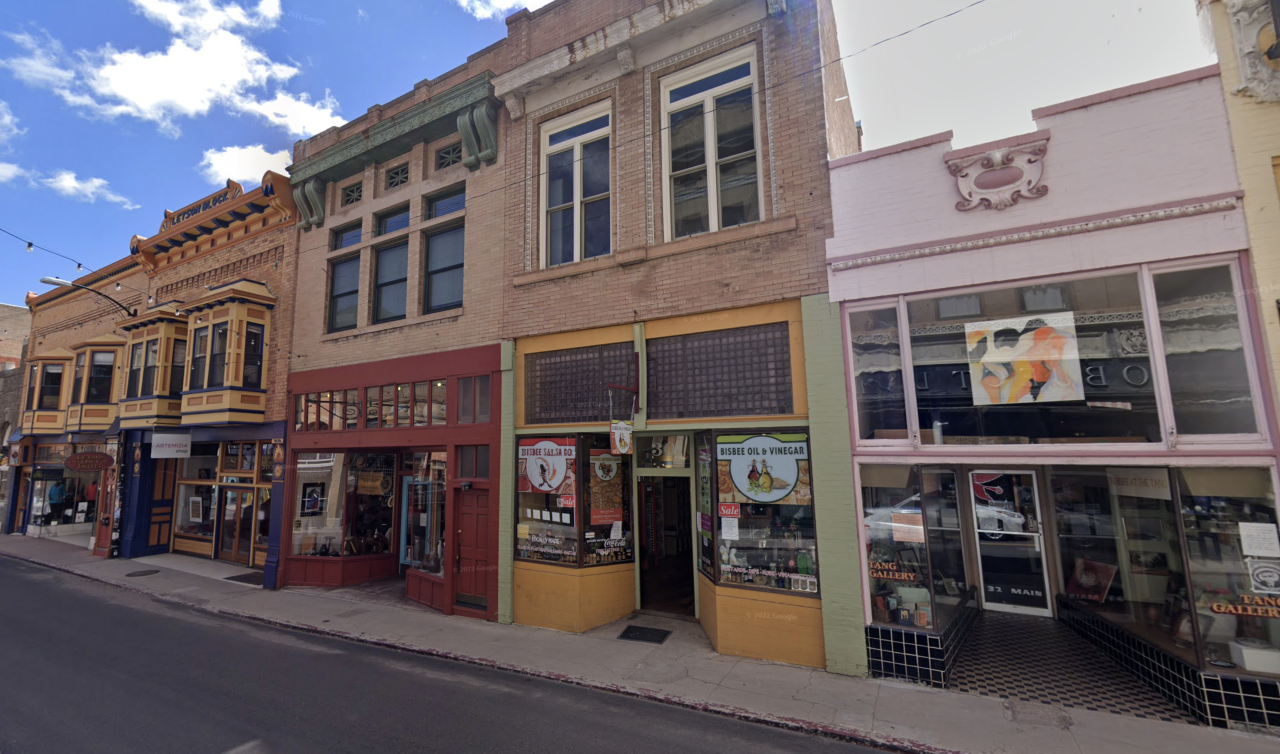 Bisbee main street google street view