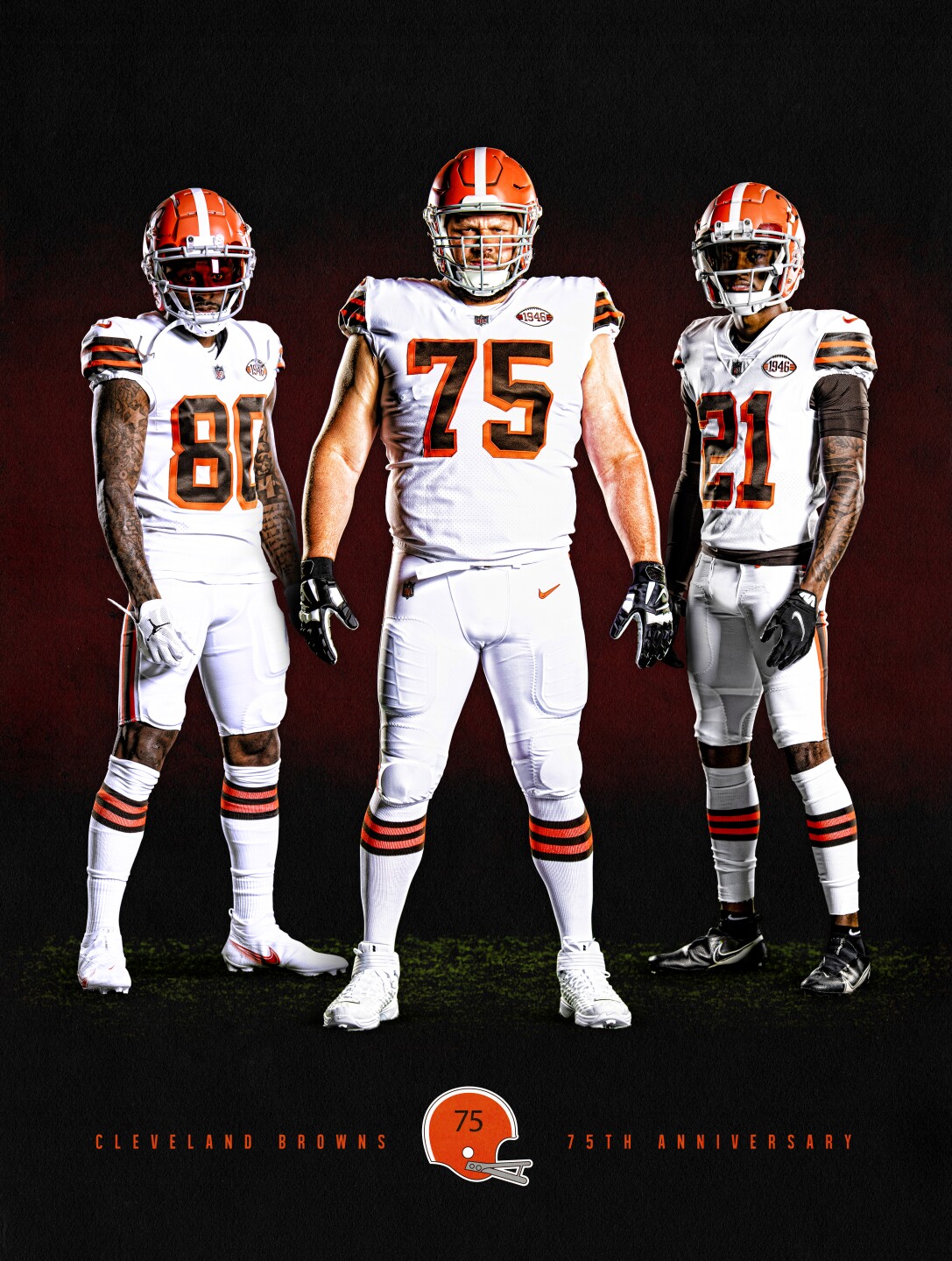 Browns 75th anniversary uniforms 