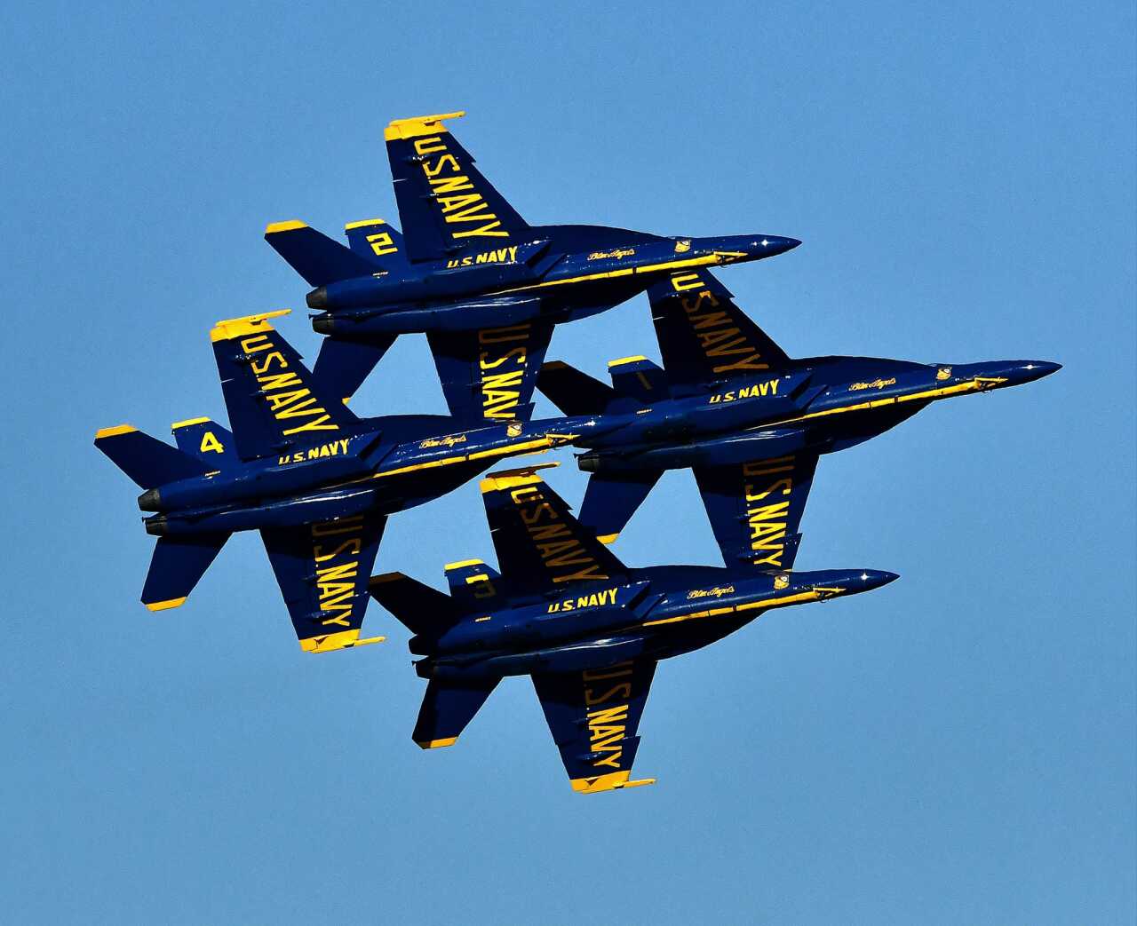 "Blue Angels over Colorado Springs Colorado 2024"