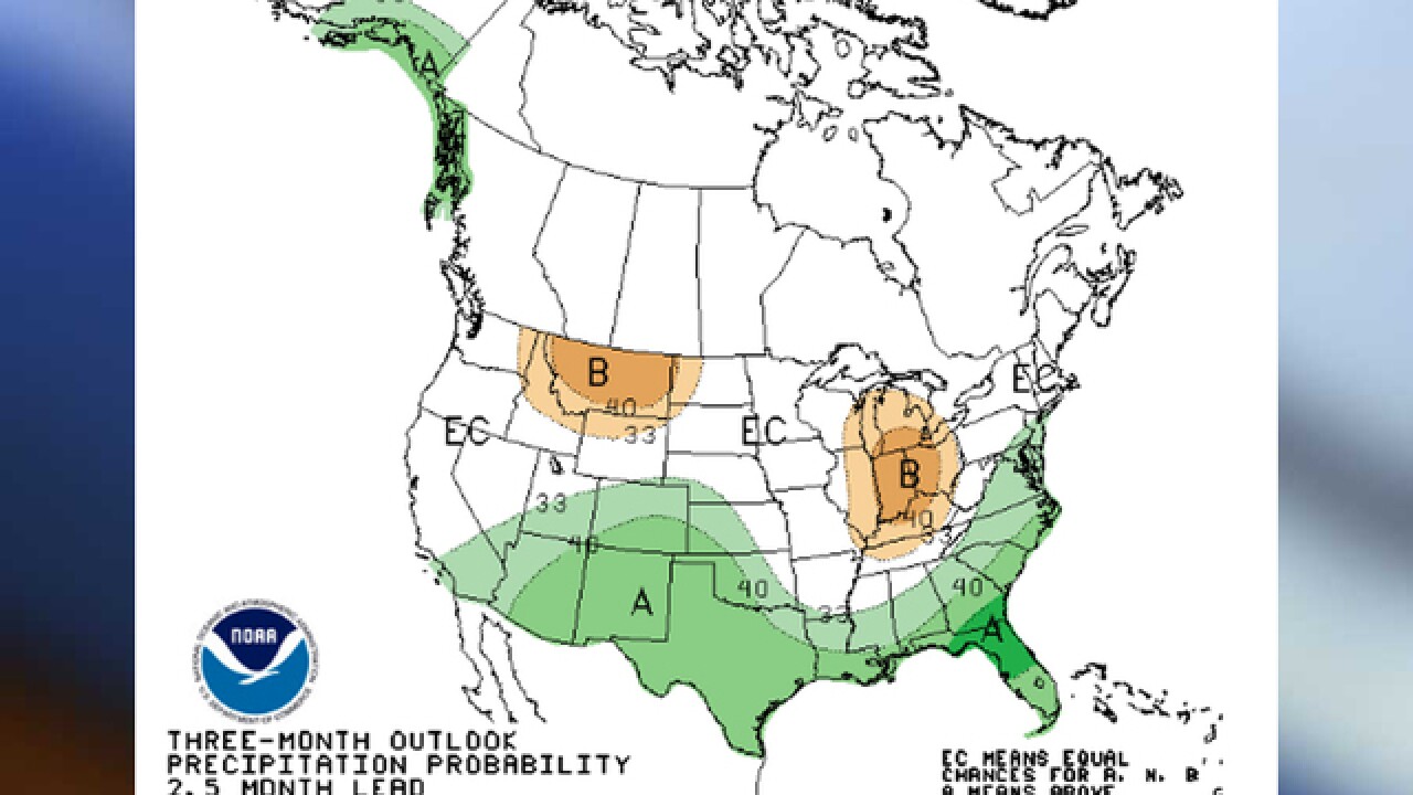 Winter Forecast Warmer Temperatures With Average Rainfall