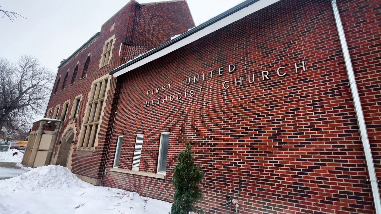 First United Methodist Church in downtown Great Falls