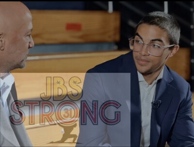 Michael Papouras and his father, Chris, discuss Friday night's fundraiser called, Some Things are Bigger than Football, inspired by Jack Sawyer of Mentor.
