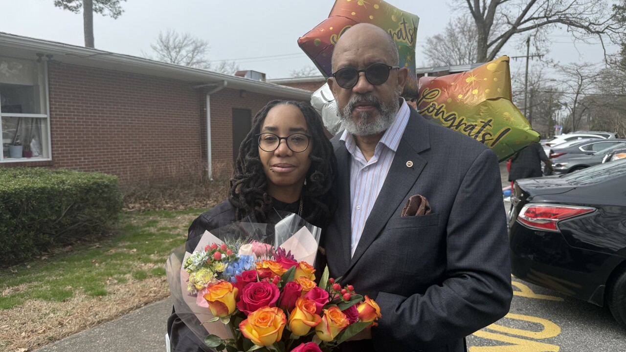 Katrina Richie and dad