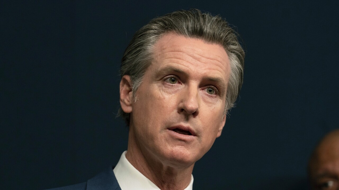 California Gov. Gavin Newsom