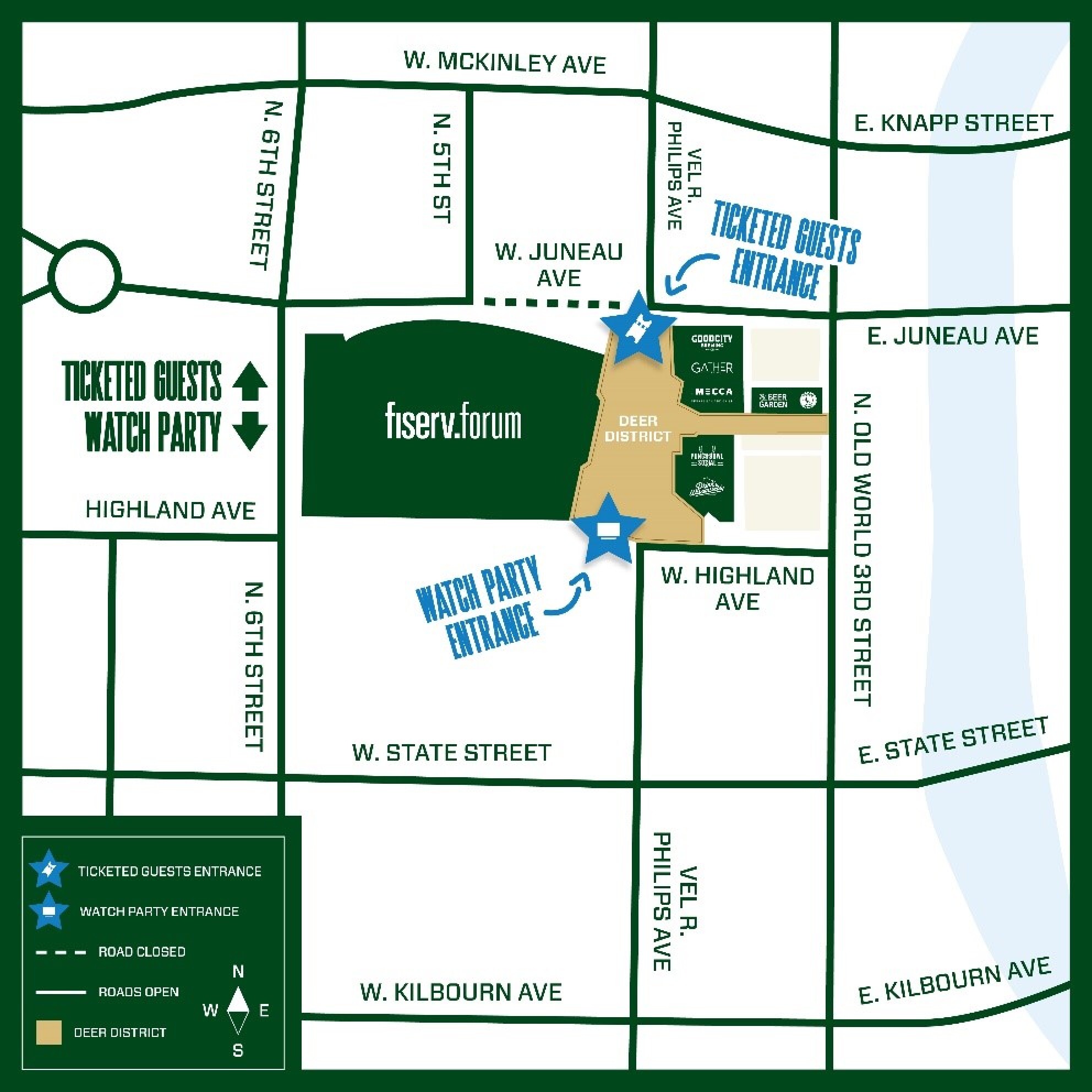 Bucks Playoff Watch Parties Return To Deer District