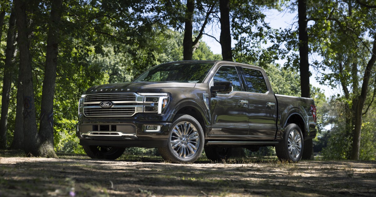Ford unveils redesigned 2025 F150 in Hart Plaza
