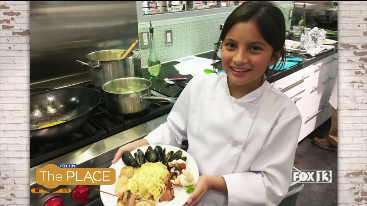 An 11-year-old chef shows us her culinary skills