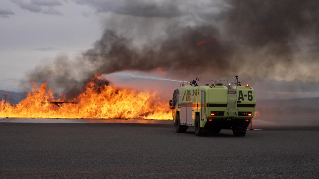 Fire foam spray