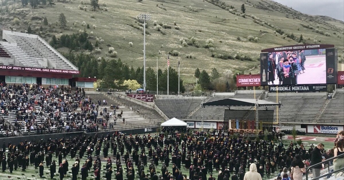 University of Montana holds 2021 commencement in-person University of Montana holds 2021 commencement in-person