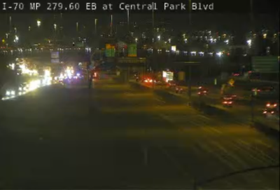 I-70 closed at Central Park blvd for a fatal crash 