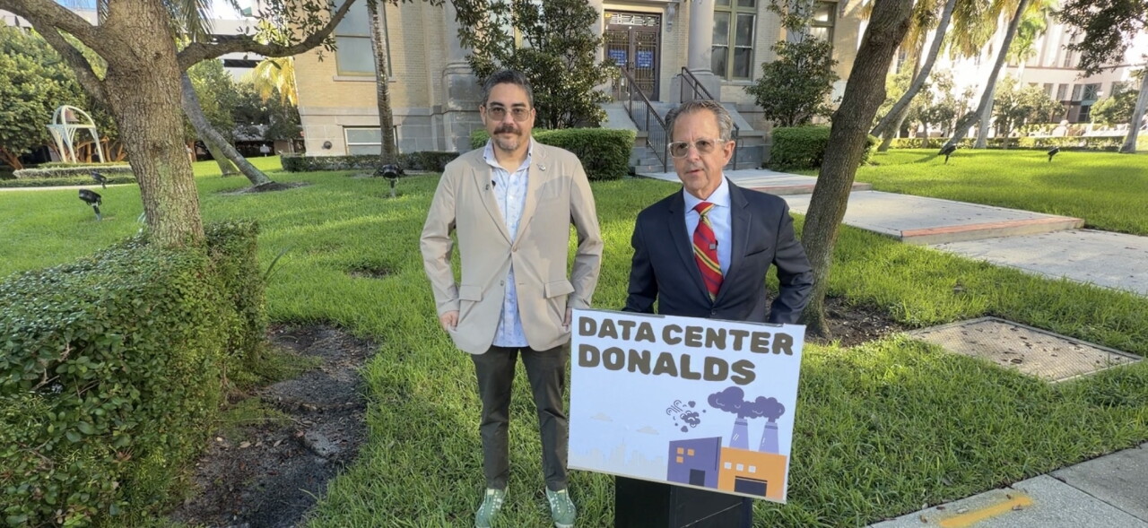Palm Beach County Commissioner Gregg Weiss for District 2 Palm Beach County Democratic Environmental Caucus President Reinaldo Diaz .jpeg