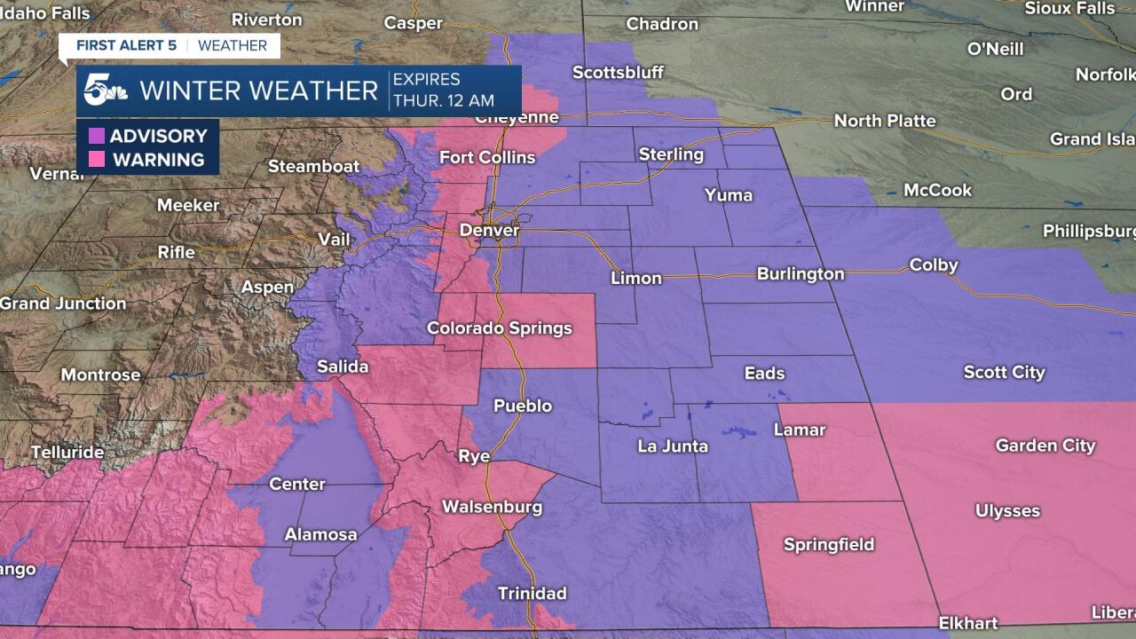 Winter Storm Warnings Winter Weather Advisories