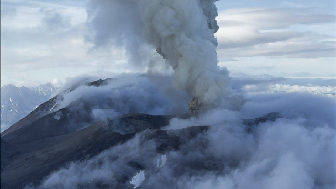 A volcano in Russia's Far East erupts for the first time in centuries