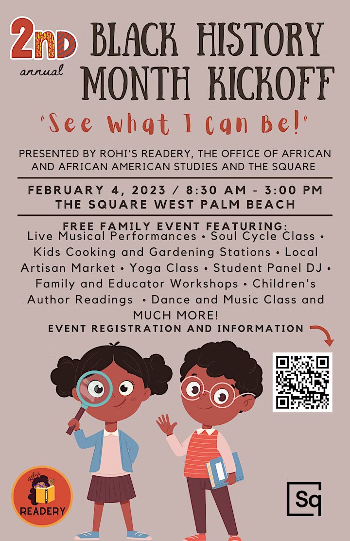 Black History Month The Square flyer 22023