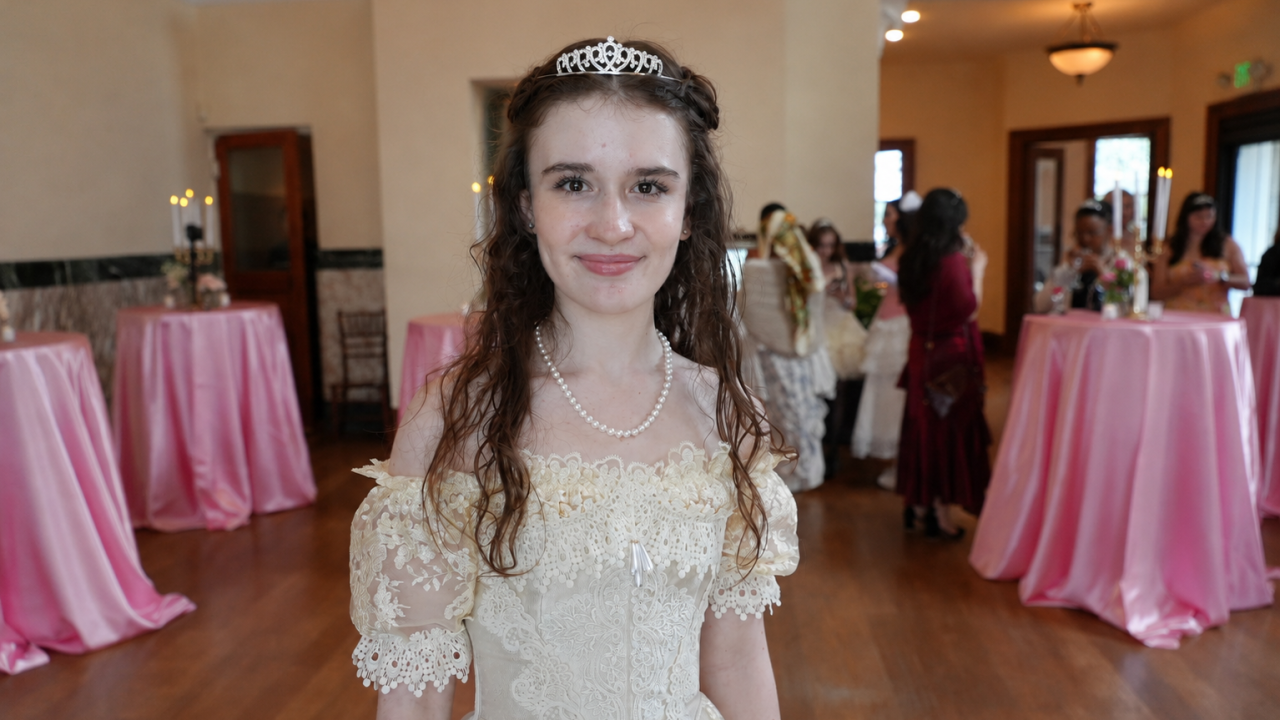 Mira Hunt at her birthday party