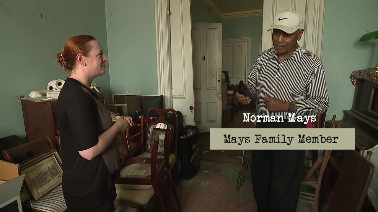 Norman Mays, one of two nephews working with the Cleveland Restoration Society, talks to News 5 reporter Michelle Jarboe.