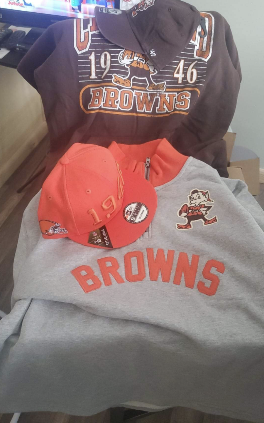 Browns gear from Stump