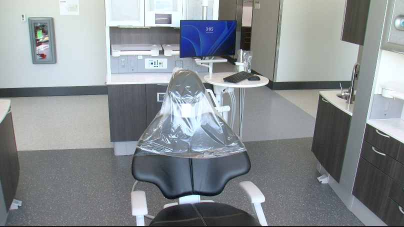 Dentist office in center