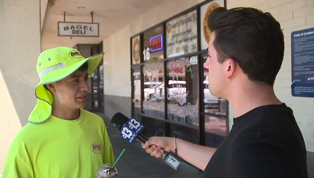 Las Vegas outdoor workers already battling triple-digit heat ahead of summer