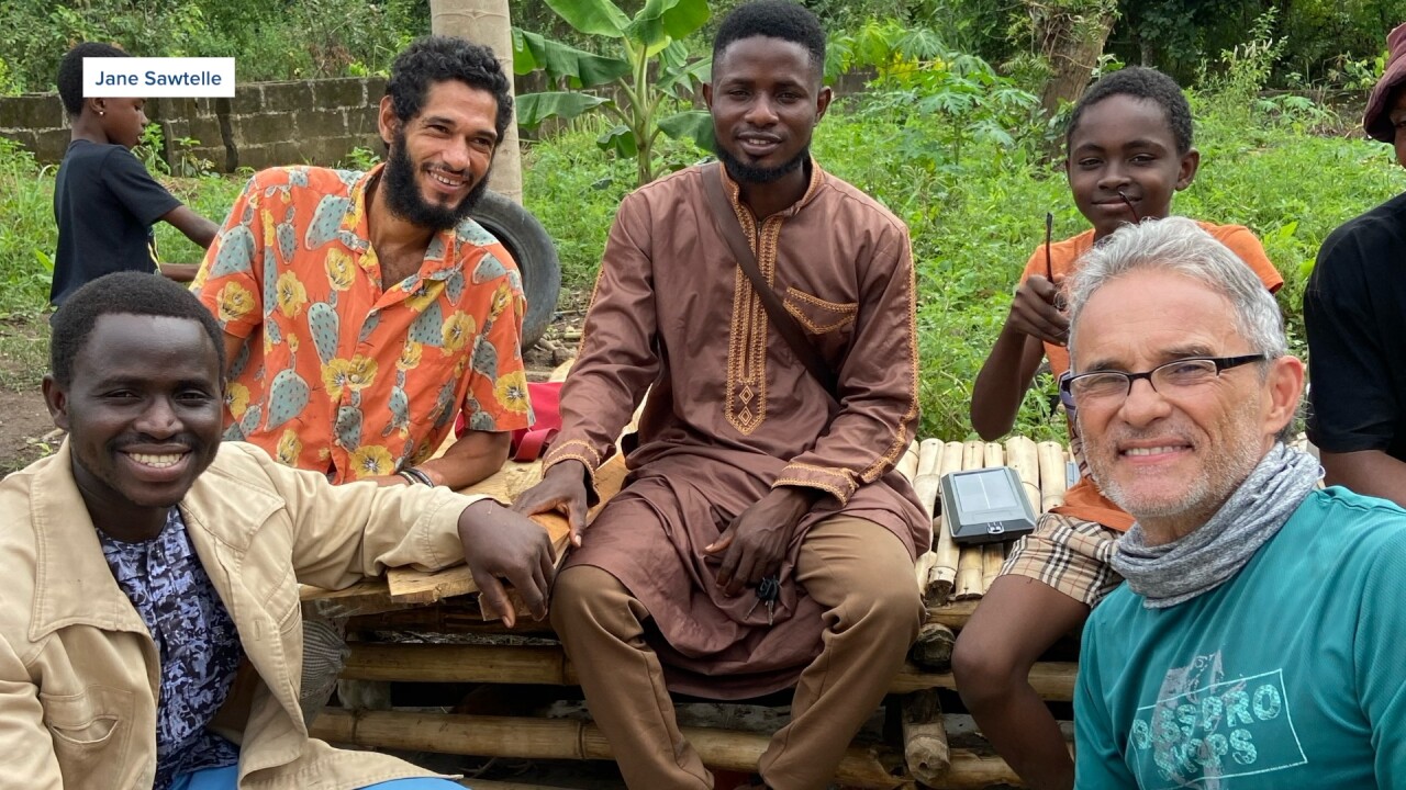 David Sawtelle on his mission trip to Nigeria in 2024. 