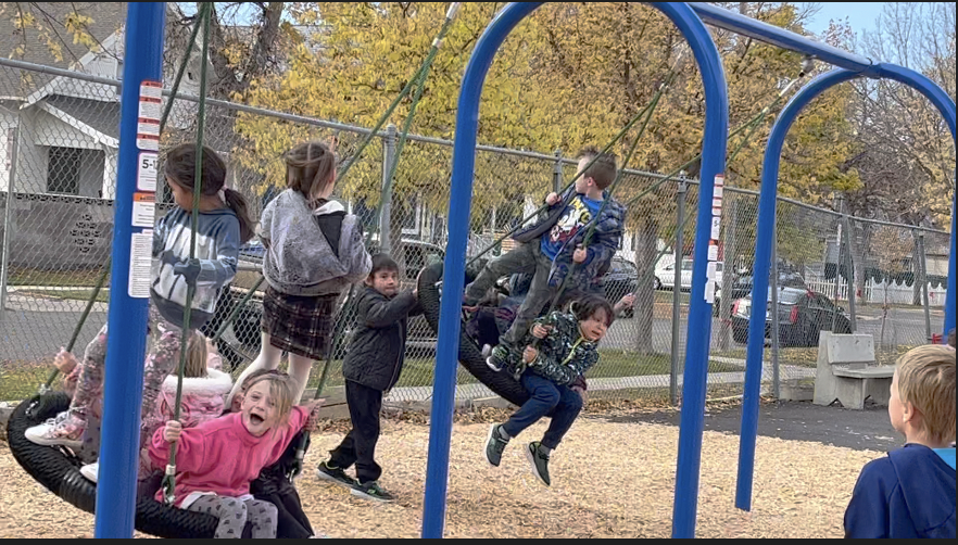 Whittier Elementary School celebrates new playground