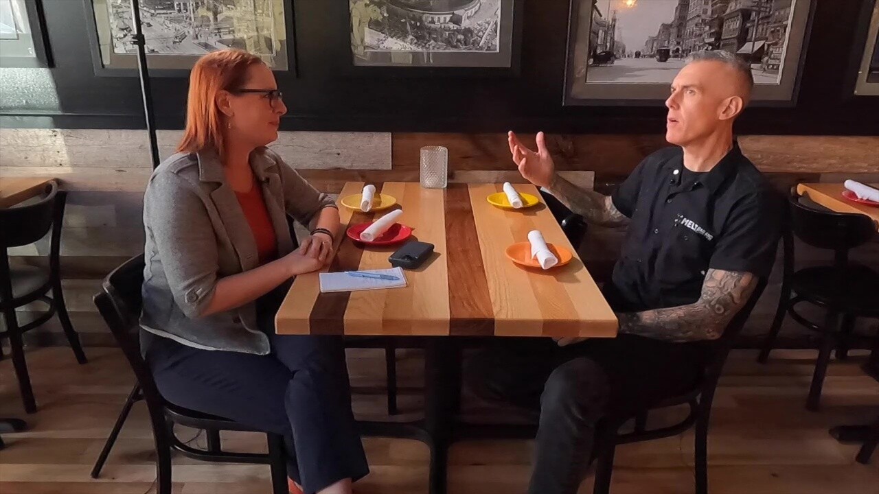 Melt owner Matt Fish talks to News 5's Michelle Jarboe in the company's renovated Lakewood restaurant.