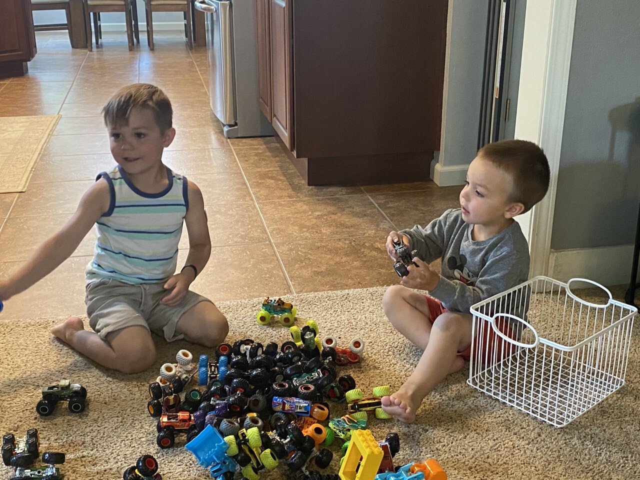 Calvin and his brother