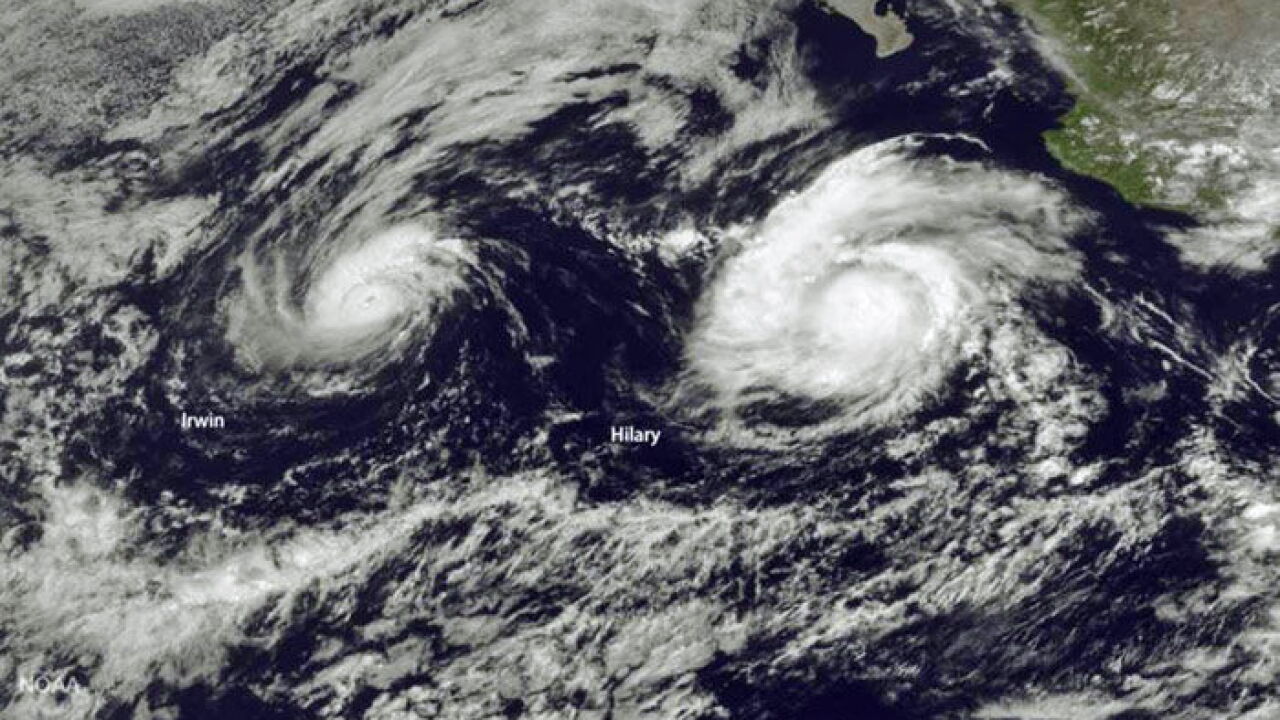 Hurricanes Merging Hurricane, tropical storm may merge in Pacific