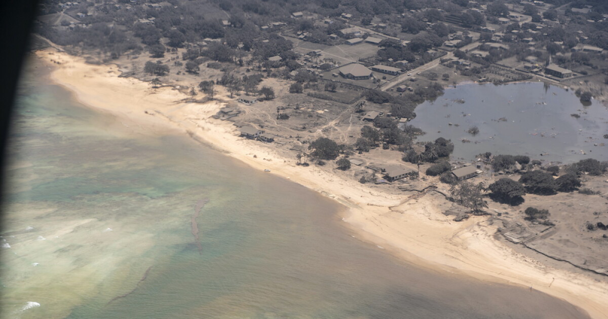 Images offer first glimpse of Tonga after eruption, tsunami - Vimarsana News