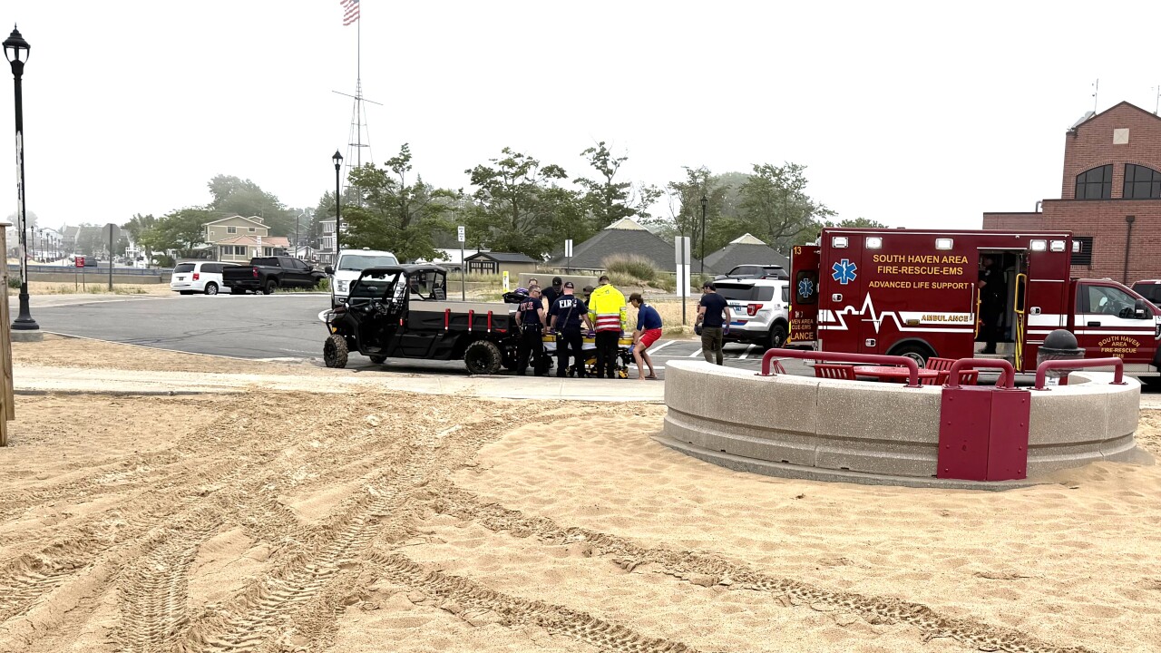 South Haven swimmer rescue