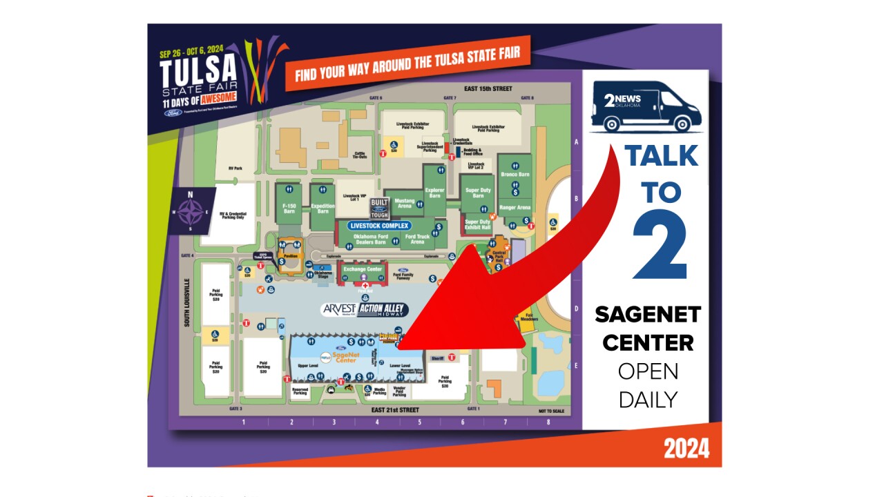 Fair booth map