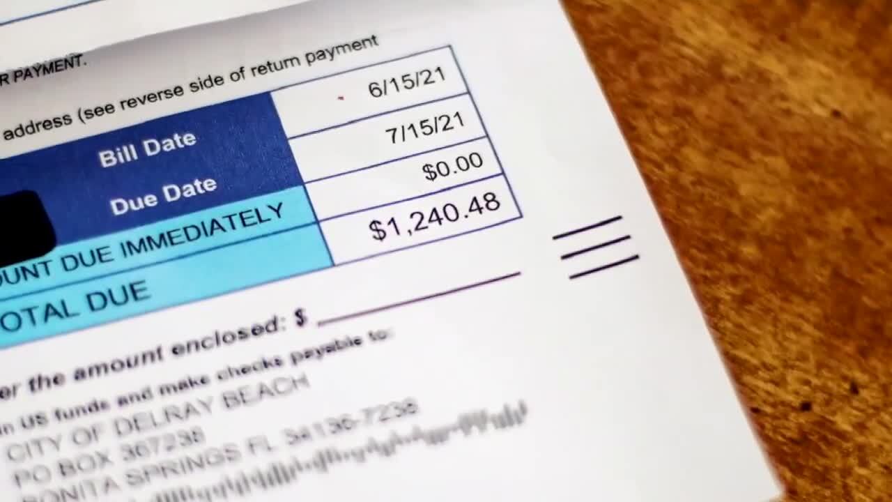 Betsy Tyson's $1,240.48 water bill