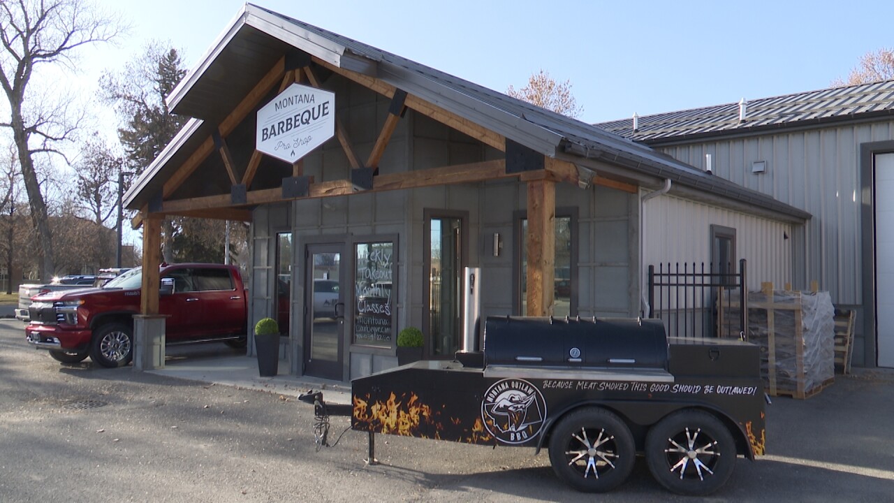 Outside of the Montana Barbeque Pro Shop