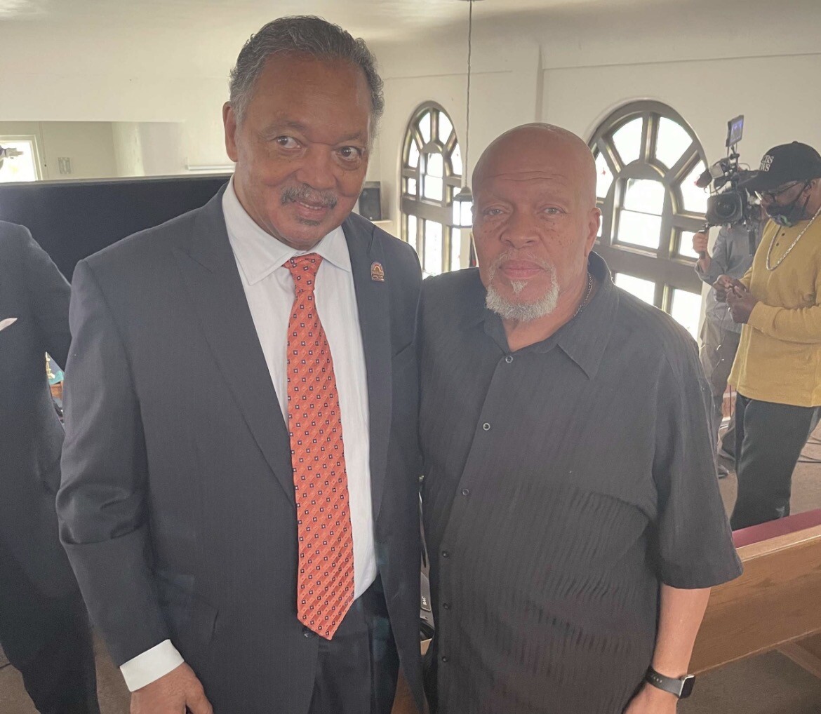 Jesse Jackson and Bobby Eaton